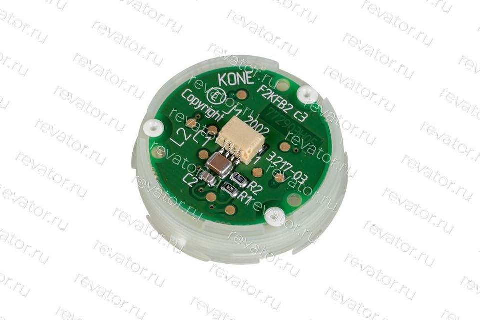 Модуль кнопочный вызов вниз ведомый янтарная подсветка KSS KM857781G16 Kone