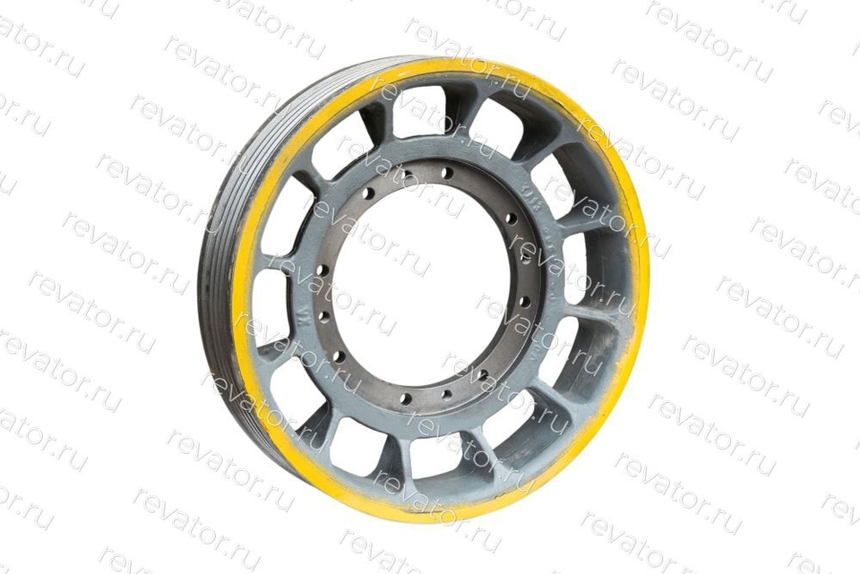 Шкив канатоведущий 620х5х12 для лебедки TYJ диаметр посадки 320мм Sigma