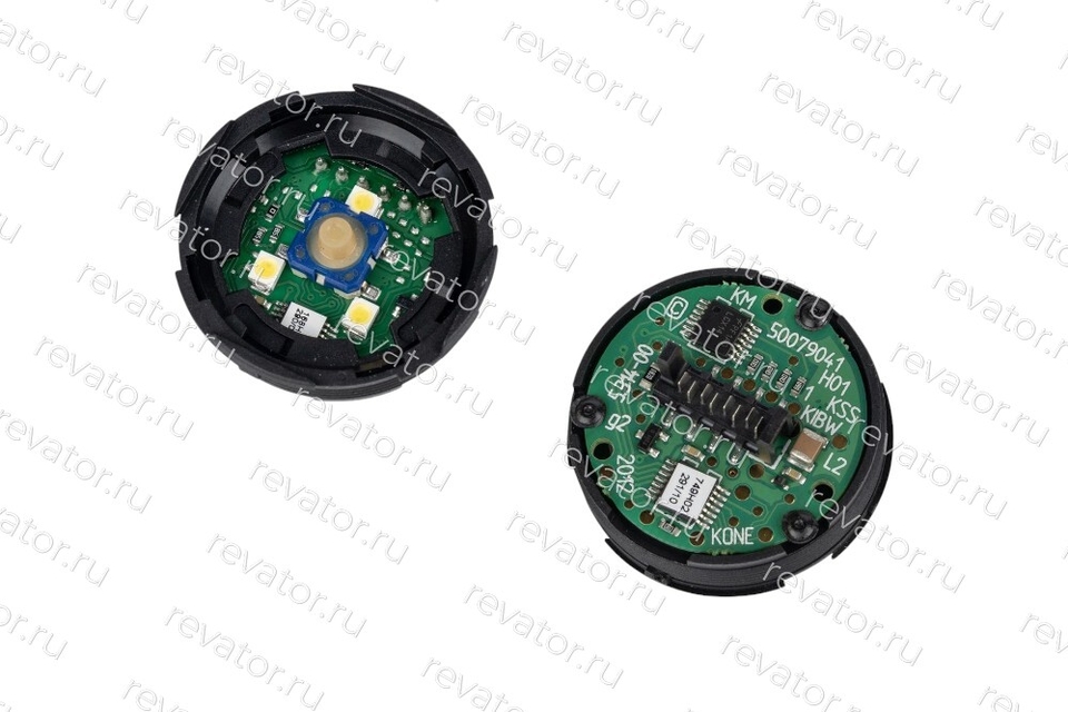 Модуль кнопочный открытие дверей голубая подсветка KSS KM857782G13 Kone