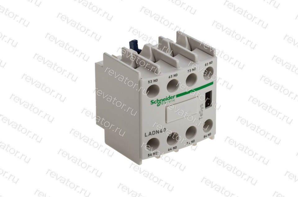 Блок дополнительных контактов фронтальный 4НО LADN40 Schneider Electric