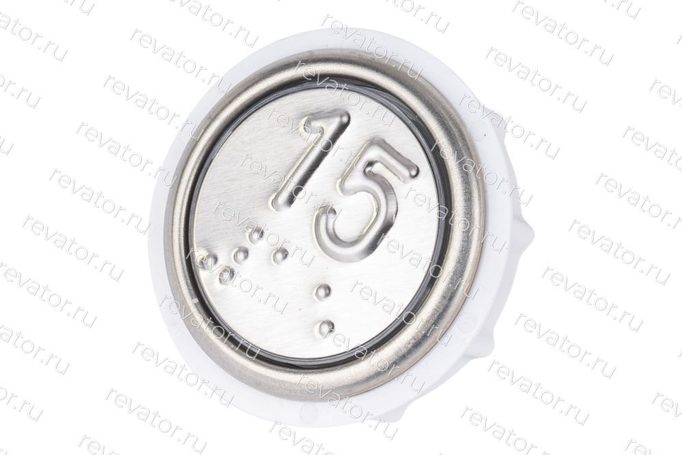 Модуль кнопочный со шрифтом Брайля "15" АК6-01