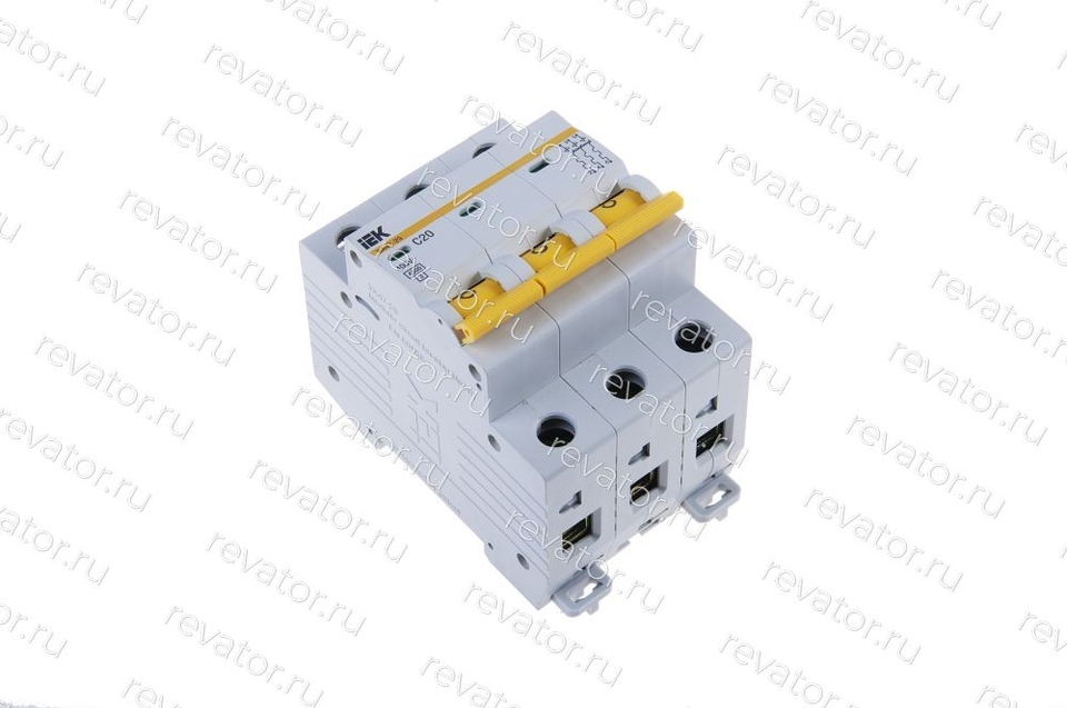 Выключатель автоматический 20А 3P тип C ВА47-29 MVA20-3-020-C ИЭК