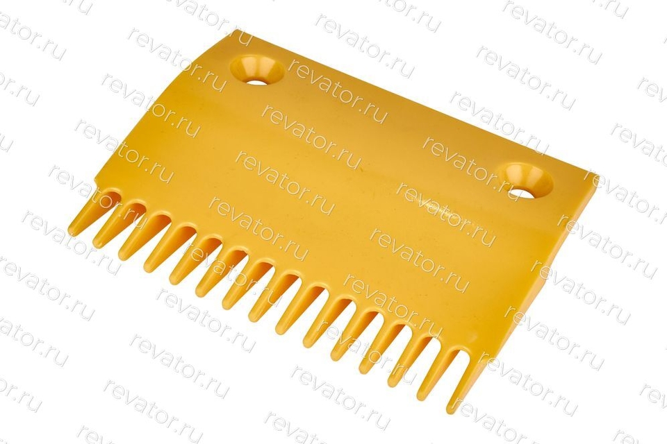 Гребенка эскалатора центральная пластиковая желтая 15 зубьев DSA2000169-M Sigma