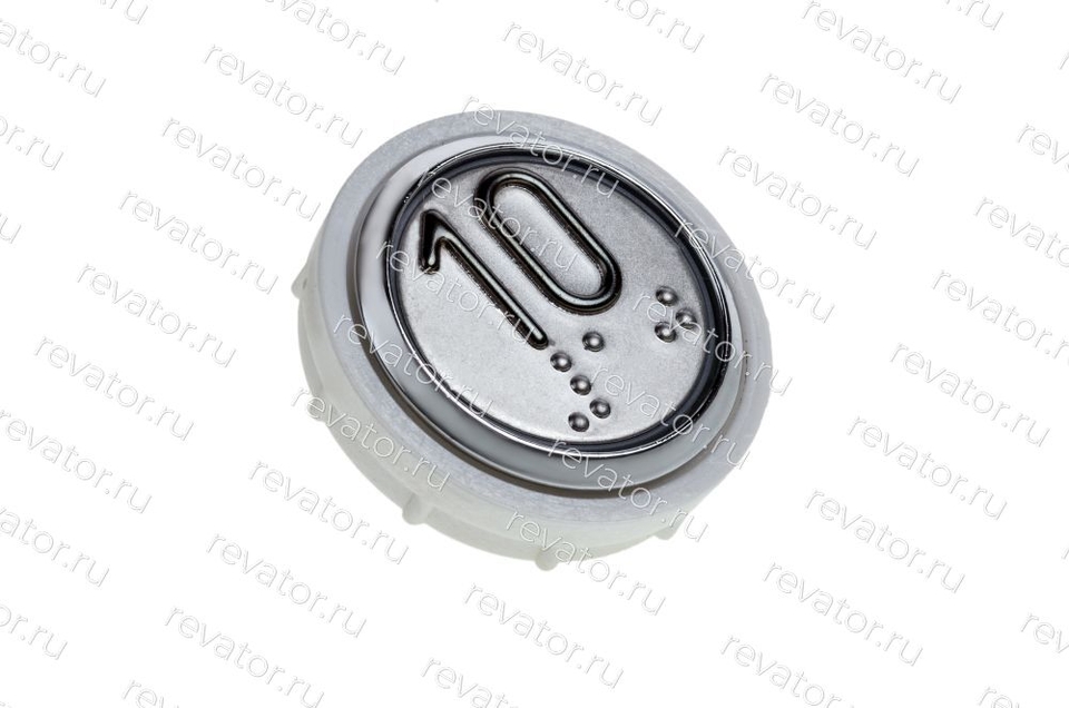 Модуль кнопочный УКЛ с кодом брайля красная подсветка "10" MLK Achille Vega