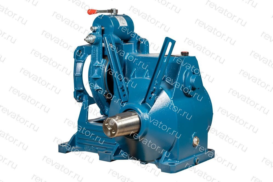 Редуктор M83 правый с тормозом EMS00 220В и тормозной полумуфтой 1/43 Montanari