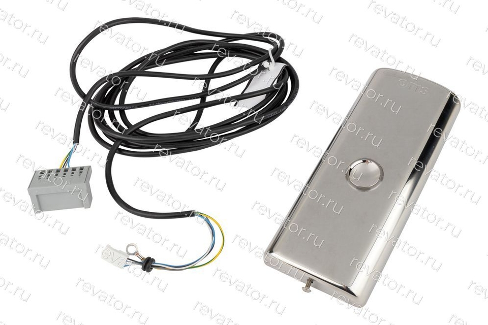 Пост вызывной HBB объемная панель 1 кнопка полированный красная индикация RUS0393371 Otis