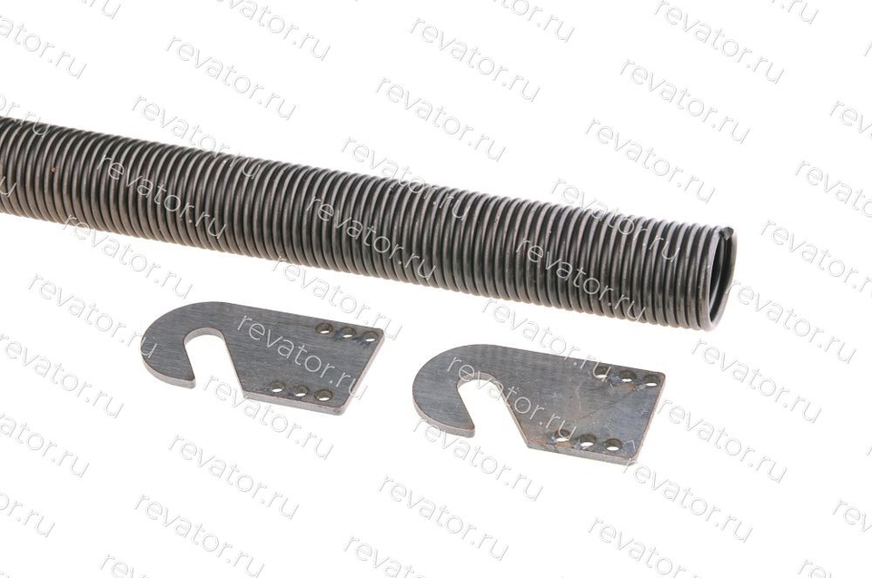 Пружина дверей кабины L=419мм D=22мм d=2мм с крюками КМЗ