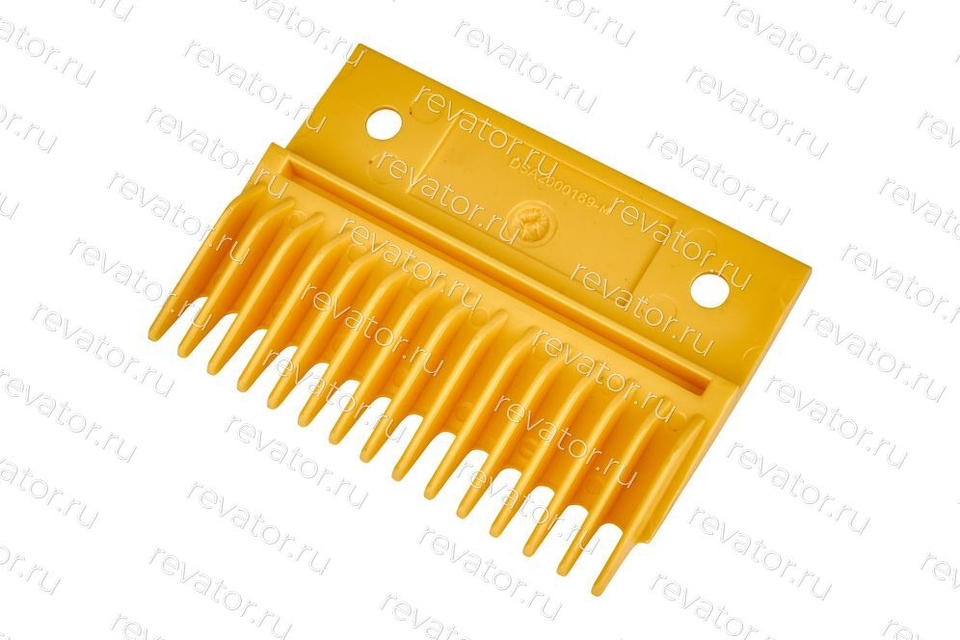 Гребенка эскалатора центральная пластиковая желтая 15 зубьев DSA2000169-M Sigma