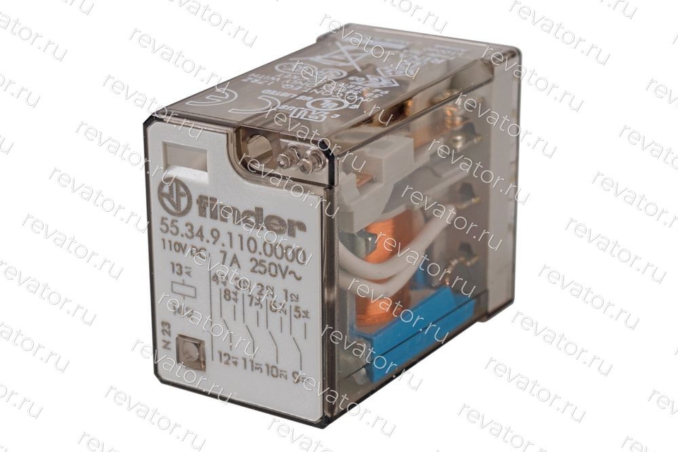 Реле промежуточное 7А 110VDC 55.34.9.110.0000 Finder