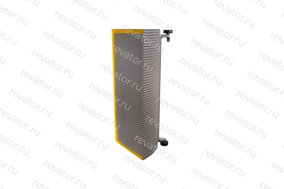 Ступень эскалатора 1000мм ролик 70х25мм 3 крашеных желтых линии LR1000-3 SJEC