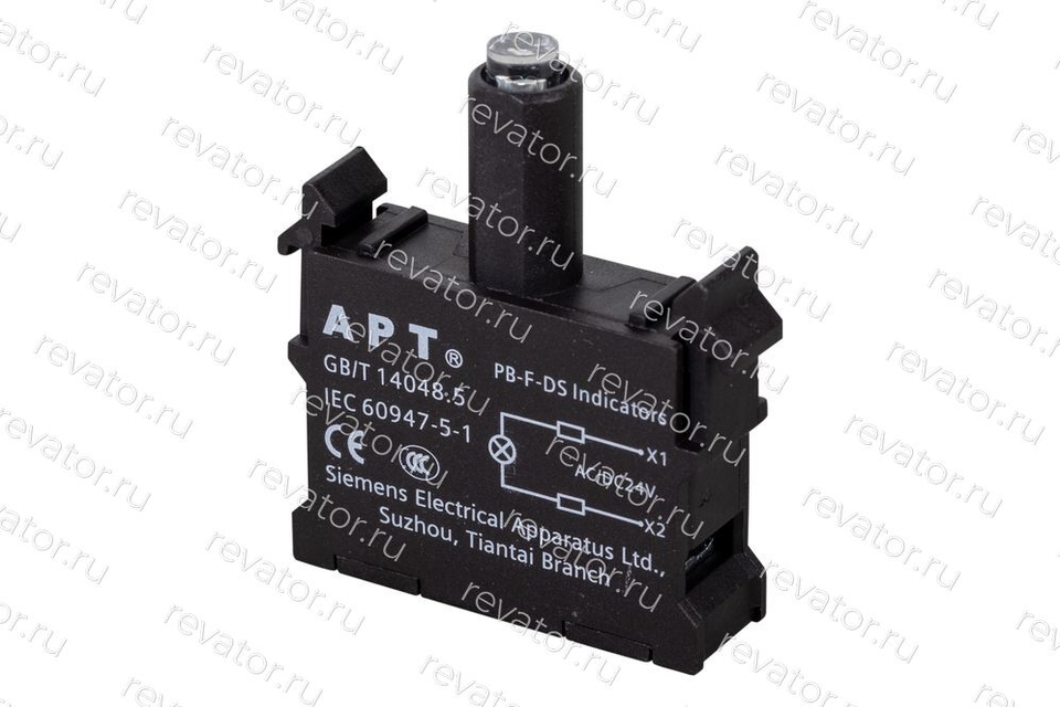 Блок индикатора зеленый PB-F-DS/G23 APT