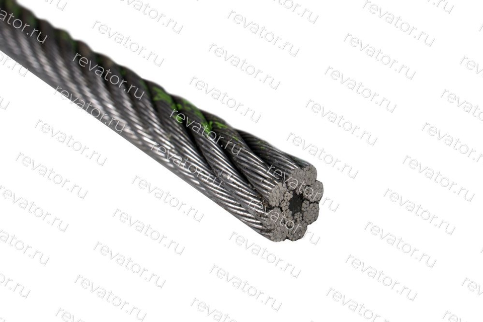 Канат стальной лифтовый 8,0мм PAWO F7 8x19W-IWRC 40,6кН Gustav Wolf