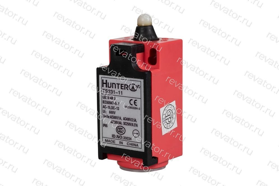 Выключатель путевой плунжер самовозвратный TS231-11 Hunter