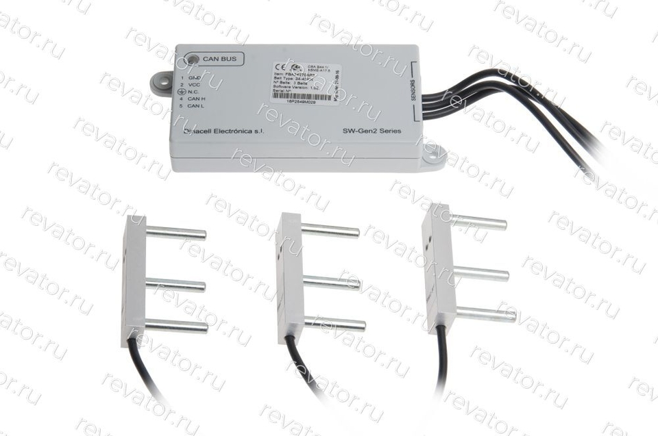 Устройство грузовзвешивающее для ремней шириной 30мм длина проводов 750мм FBA24270AP3 Otis