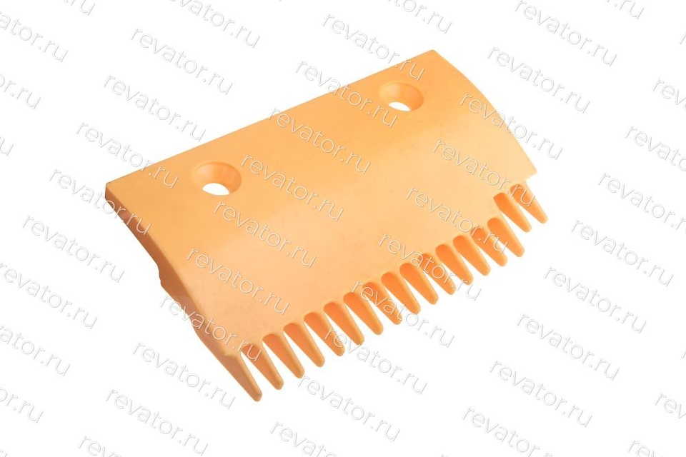 Гребенка левая эскалатора SCE пластиковая желтая 17 зубьев ASA00B654-L LG Sigma