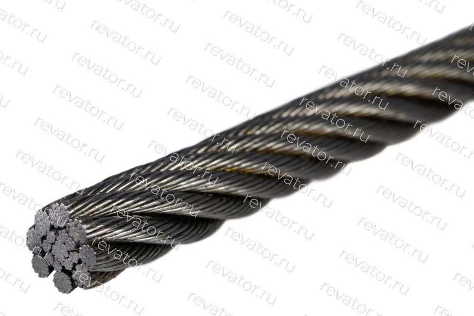 Канат стальной лифтовый 12,0мм 8x19W-IWRC 109,4кН Remer