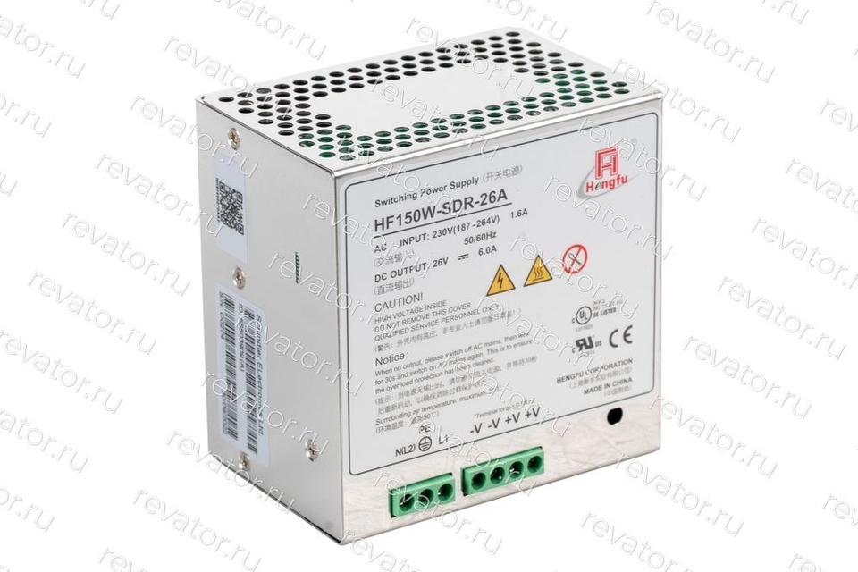 Блок питания 26VDC 6А HF150W-SDR-26A Hengfu