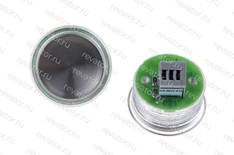 Модуль кнопочный круглый красная подсветка КЛ-МСУ-012