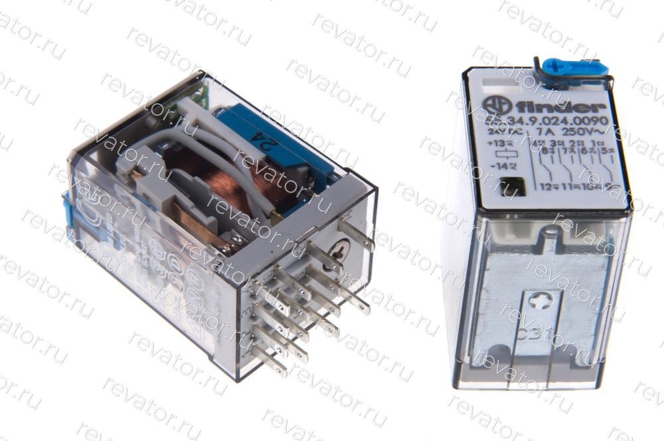 Реле промежуточное 24VDC 7А 55.34.9.024.0090 Finder
