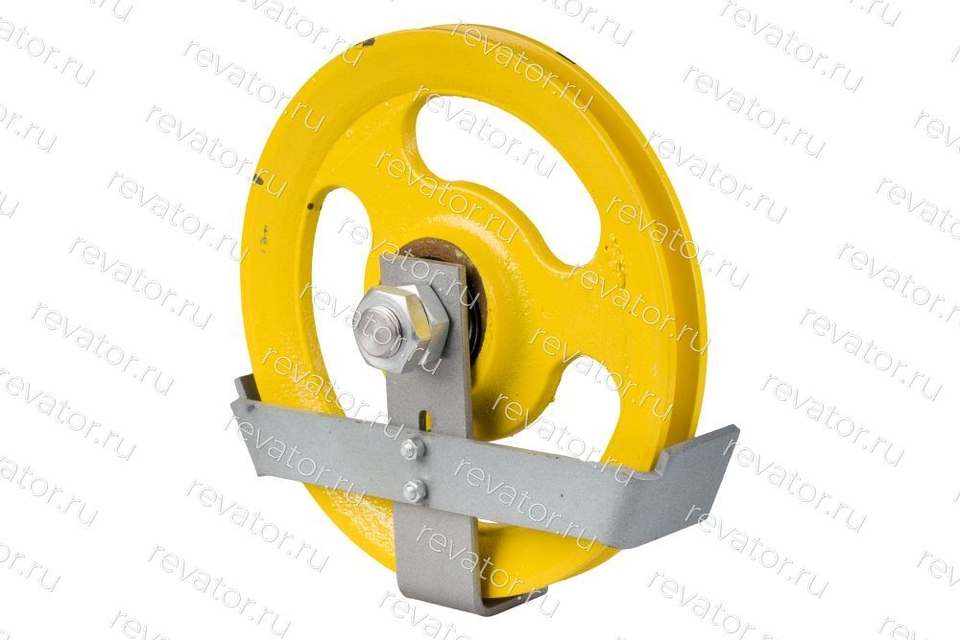 Блок устройства натяжного D=262мм в сборе с осью 0411.21.00.030-01 МЛЗ