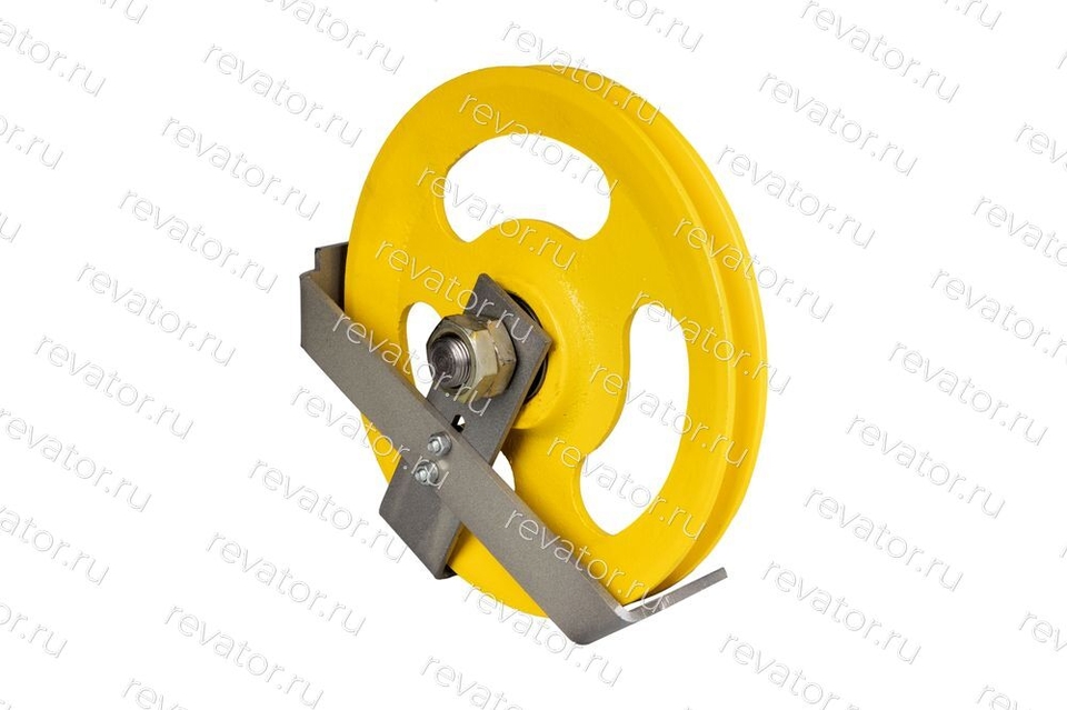 Блок устройства натяжного D=262мм в сборе с осью 0411.21.00.030 МЛЗ