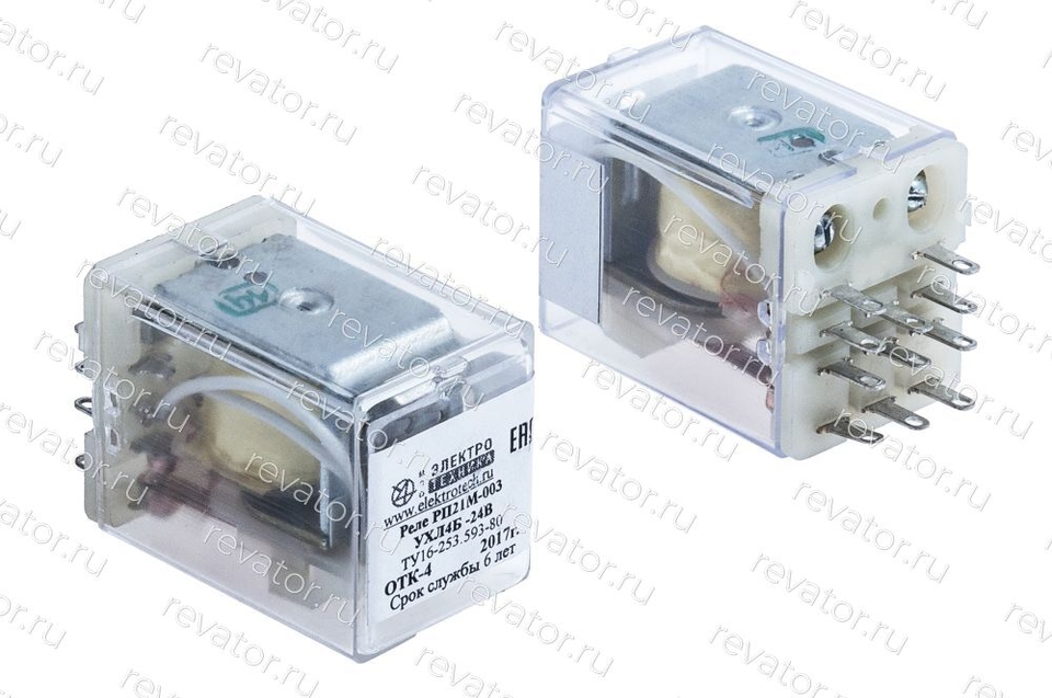 Реле промежуточное 24VDC 5А РП21М-003