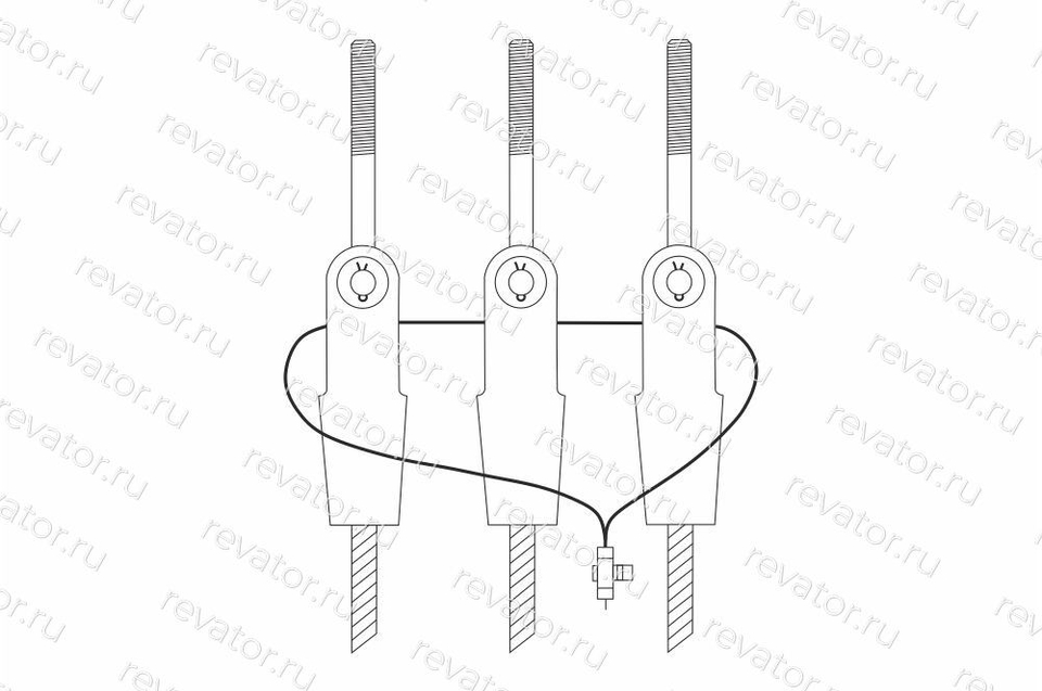 Устройство противозакручивающее для тяговых канатов