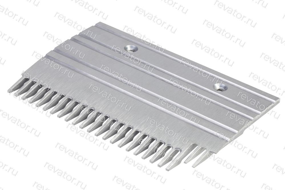 Гребенка левая 24 зуба эскалатора 506NCE 206х139мм для ступеней с демаркацией GAA453BM3 Otis