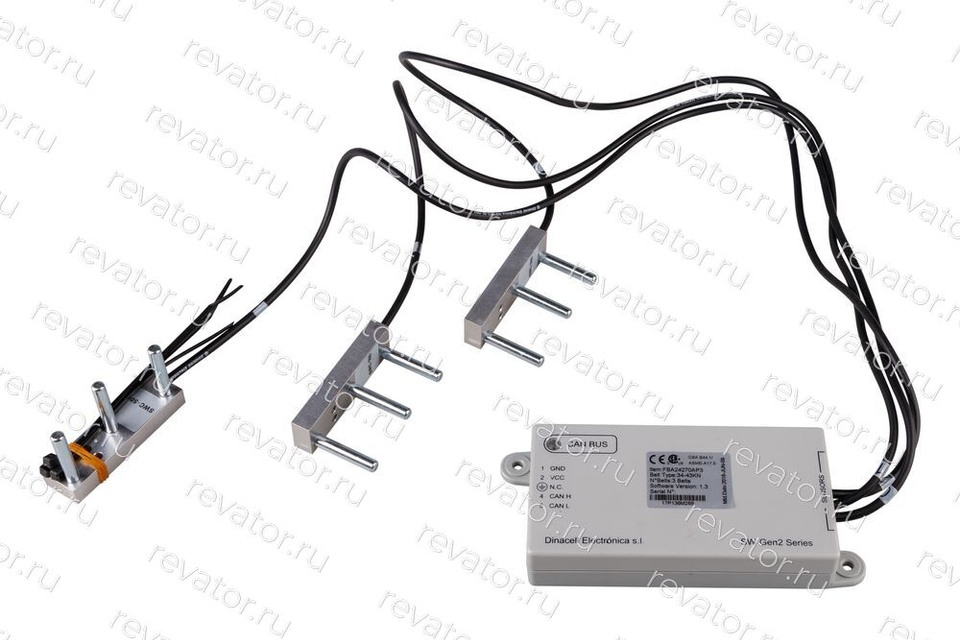 Устройство грузовзвешивающее 3 датчика для ремней шириной 30мм длина проводов 750мм FAA24270AP3 Otis