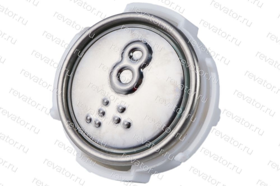 Модуль кнопочный красная подсветка со шрифтом Брайля "8" АК1-01-КР ВЯАЛ.6618.001-09