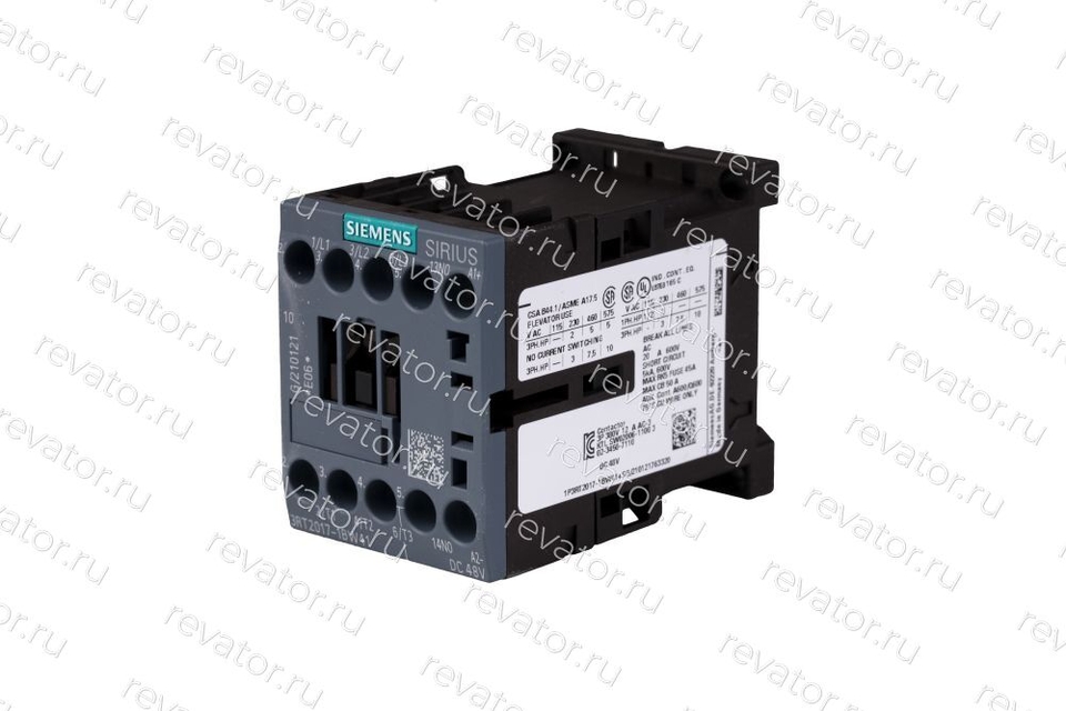 Пускатель 48VDC 12А 3RT2017-1BW41 Siemens