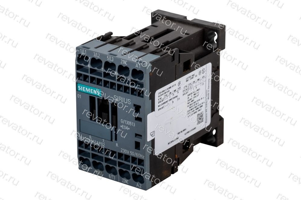 Пускатель 230VAC 9А 3RT2016-2AP02 Siemens