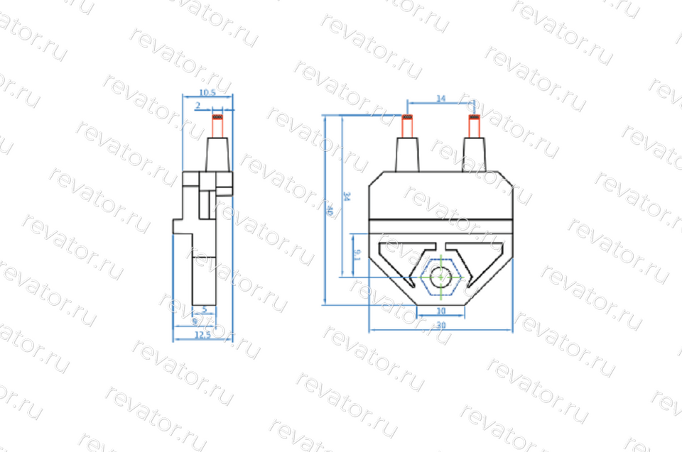 Перемычка контактная торцевая FER JY01-A1Z-7B Janetec
