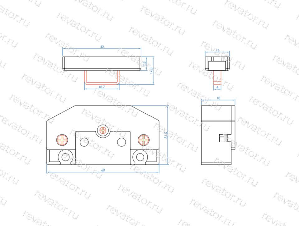Выключатель блокировочный (ВБ5-1-04) JY27-A1Z Janetec