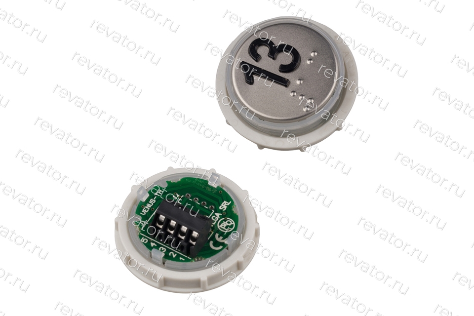 Модуль кнопочный УКЛ с кодом брайля красная подсветка "13" MLK Venus Vega