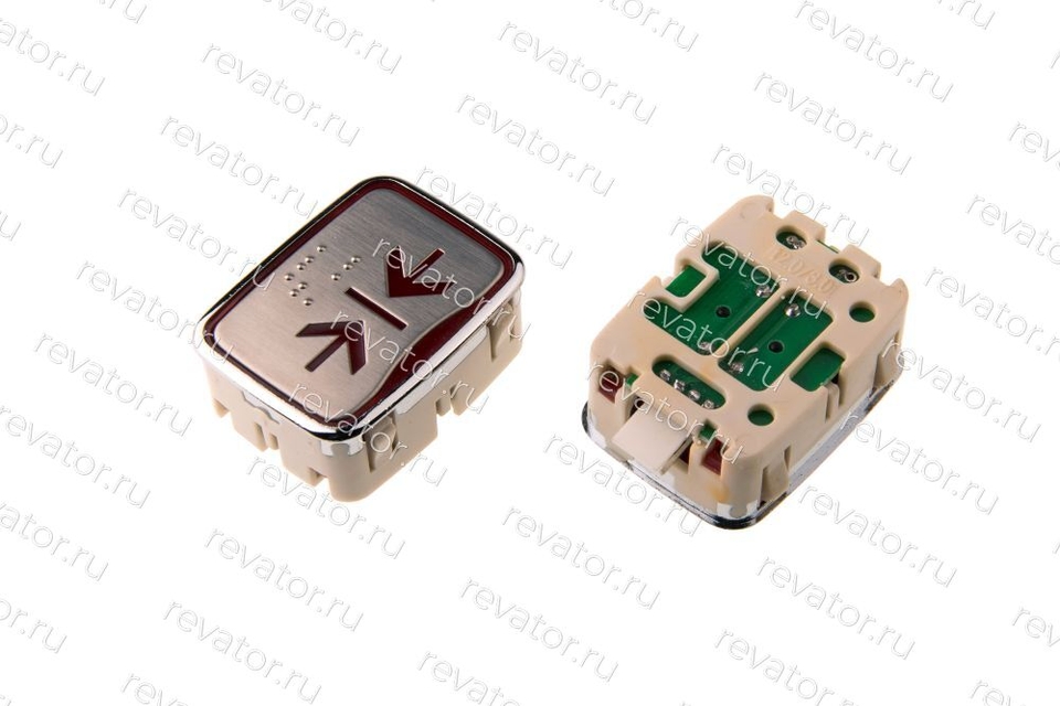 Модуль кнопочный красная подсветка код брайля AK-25B "Закрытие дверей" AEN04C049*A Sigma