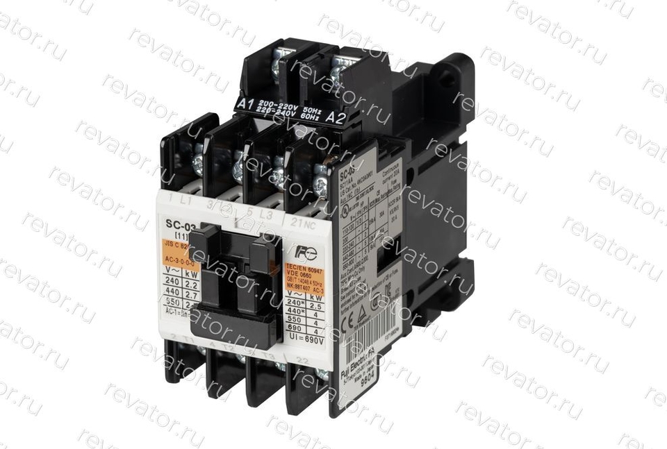 Пускатель 230VAC 20А SC-03 Fuji Electric