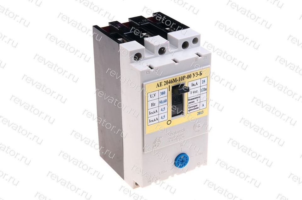 Выключатель автоматический 380В 20А АЕ2046М-10Р-00