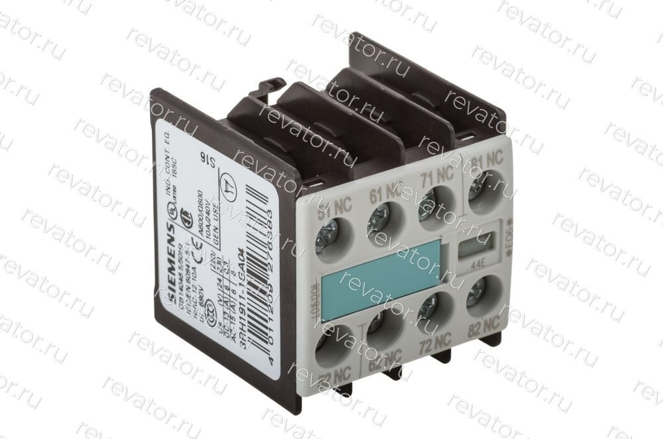 Блок дополнительных контактов 4НЗ 3RH1911-1GA04 Siemens