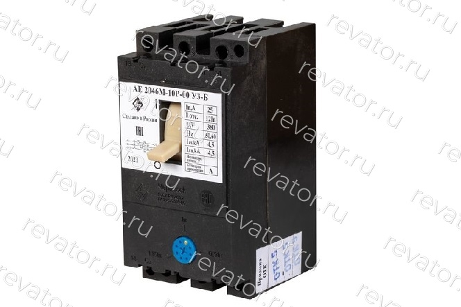 Выключатель автоматический 380В 25А АЕ2046М-10Р-00
