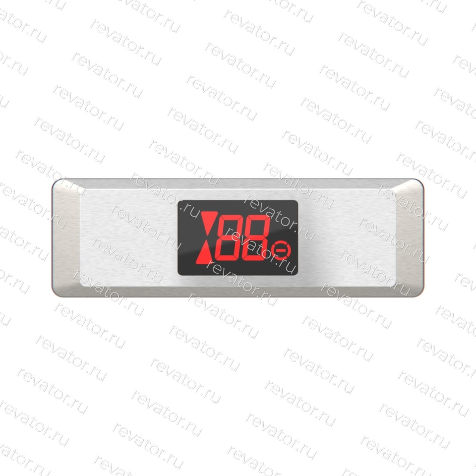 Табло этажное горизонтальное для станции УКЛ красная подсветка L.AVBG.4070.R.UKL Genemek