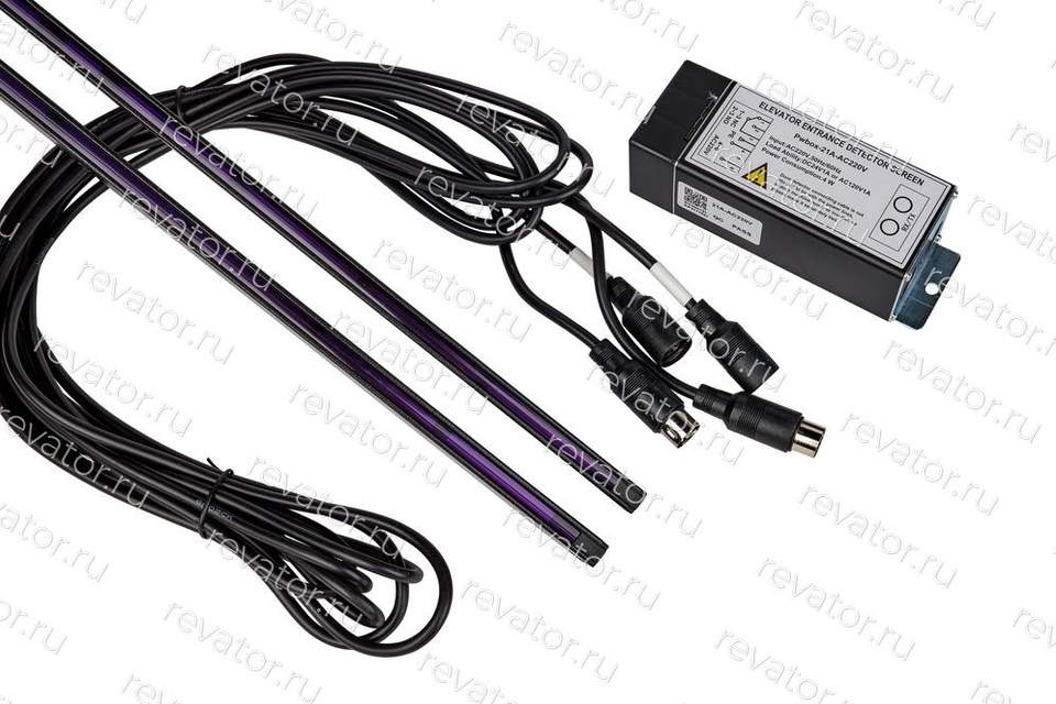 Фотобарьер (световая завеса) 17 пар диодов для дверей центрального открывания WECO-957A61-AC220 Weco