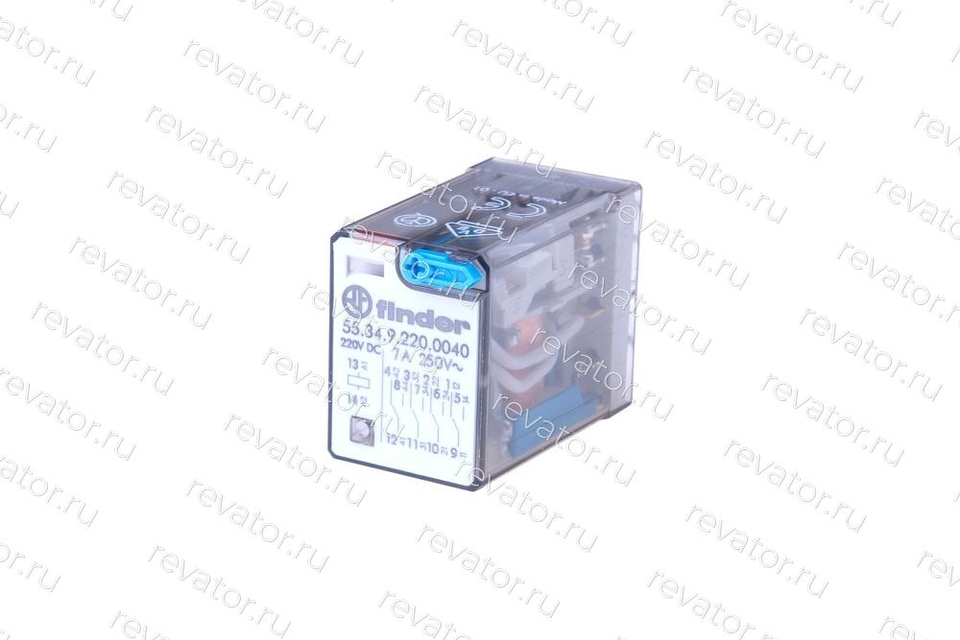 Реле промежуточное 220VDC 7А 55.34.9.220.0040 Finder
