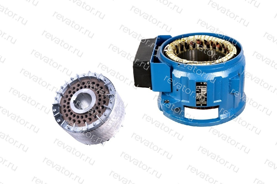 Сборка мотора 5кВт две скорости с ротором ZAA9676AX55T Otis