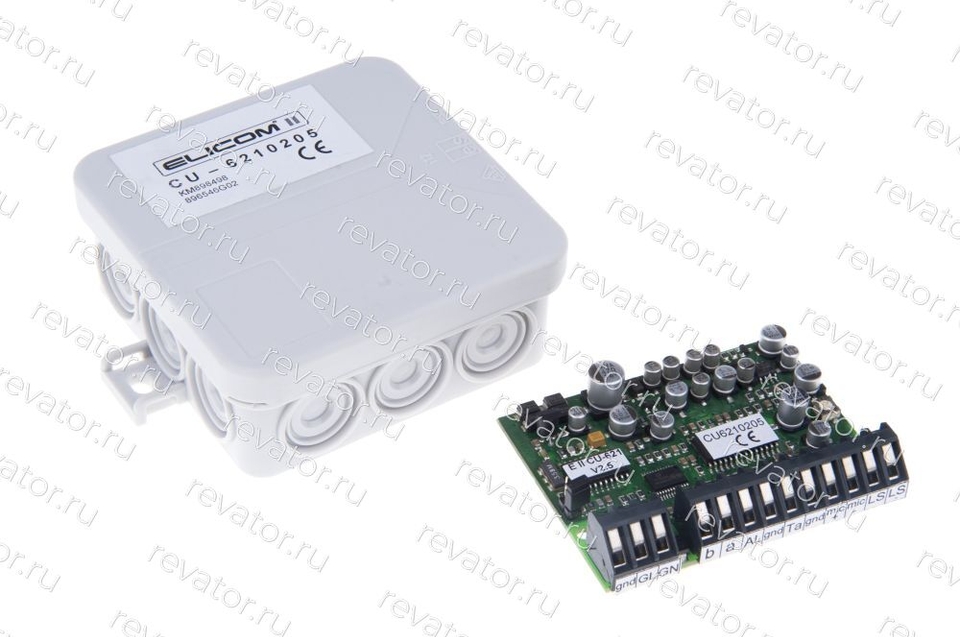 Клеммная коробка ELICOM CU-6210205 для платы связи KM896546G02 Kone