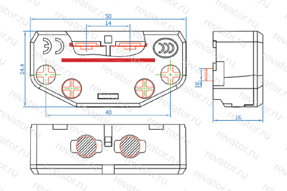 Выключатель блокировочный JY06-A1Z-6 Janetec