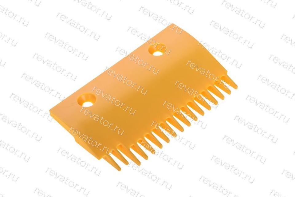Гребенка правая эскалатора SCE пластиковая желтая 17 зубьев ASA00B654-R LG Sigma