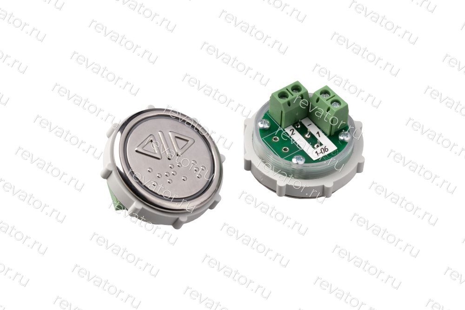 Модуль кнопочный "Открытие дверей" рельеф код Брайля ВК32-5Б