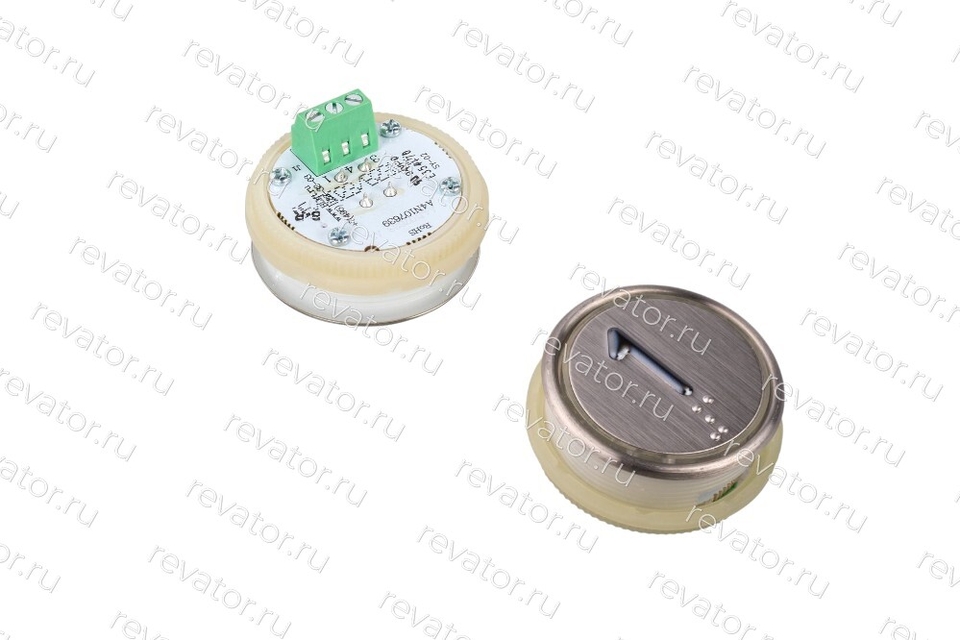 Модуль кнопочный круглый красная подсветка код брайля A4N107639 "1" BBP-R302-VCPLT-D-R-01 (MA2D04-D-R-01) ЩЛЗ