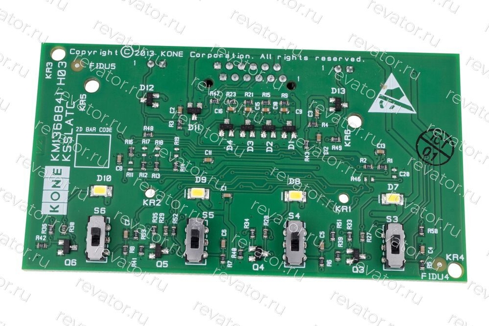Плата KSSLATC приказной панели KM1368840G01 Kone